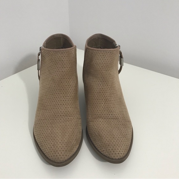 Circus by Sam Edelman Womens Light Beige Brown Zipper Ankle Boots Booties 9 - Picture 6 of 11